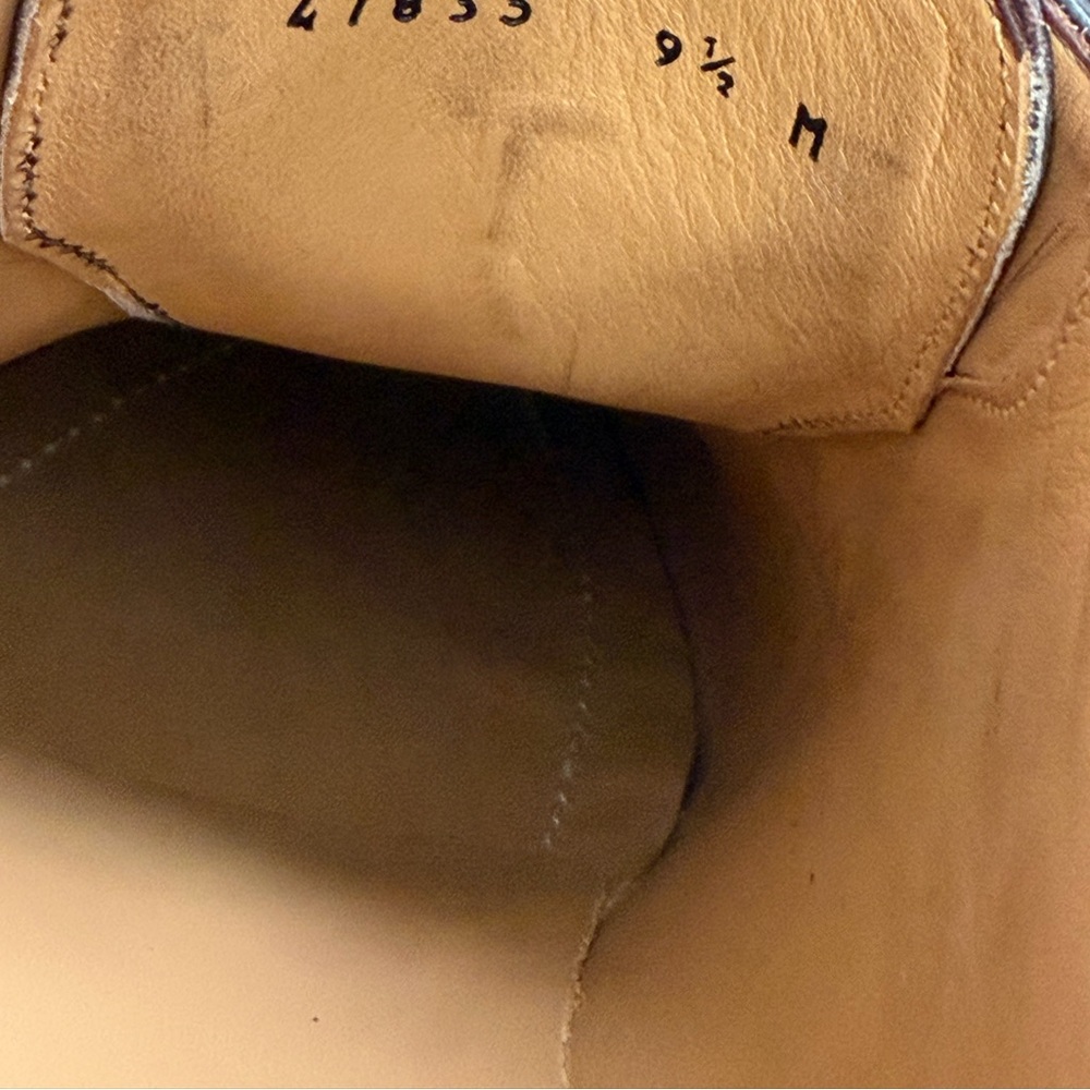 NEW! $795 Amedeo Testoni “Trento” Brown Lace Up Cap-toe Oxford Shoes 9.5 - Picture 8 of 11